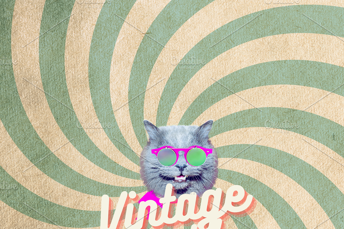 Vintage Graphics Collection: 10 PNG, a Texture Graphic by Simona Meleca (Photo 10 of 10)