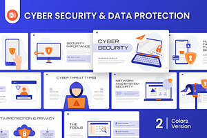 Cyber Security & Data Protection PPT, a Presentation Template by Antstheme