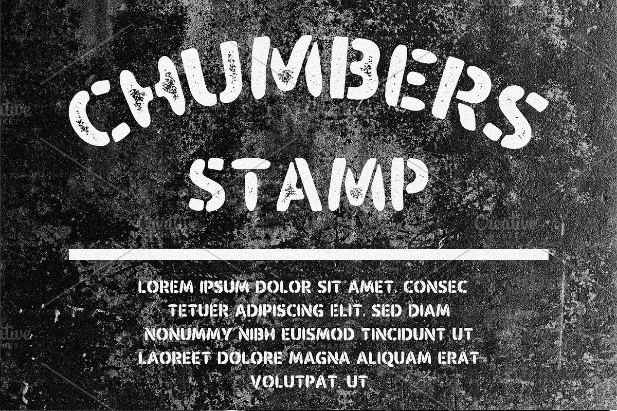 Chumbers Stamp Stencil preview 2