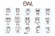 Owl | Symbols Fonts, a Symbol Font by Sirinart (Thumbnail 2 of 9)