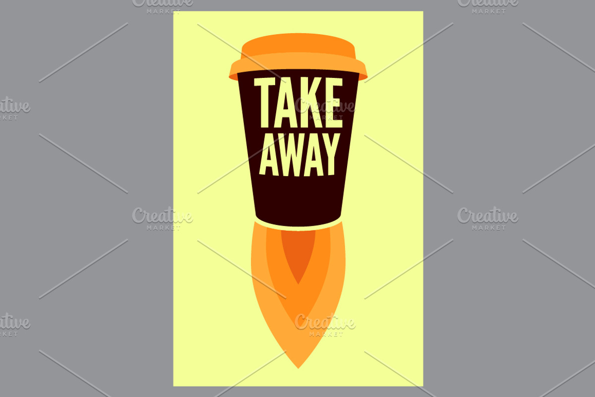 Coffee To Go vector poster set., a Food Illustration by PoPaShop (Photo 13 of 13)