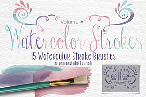 Watercolor Strokes Vol. #1