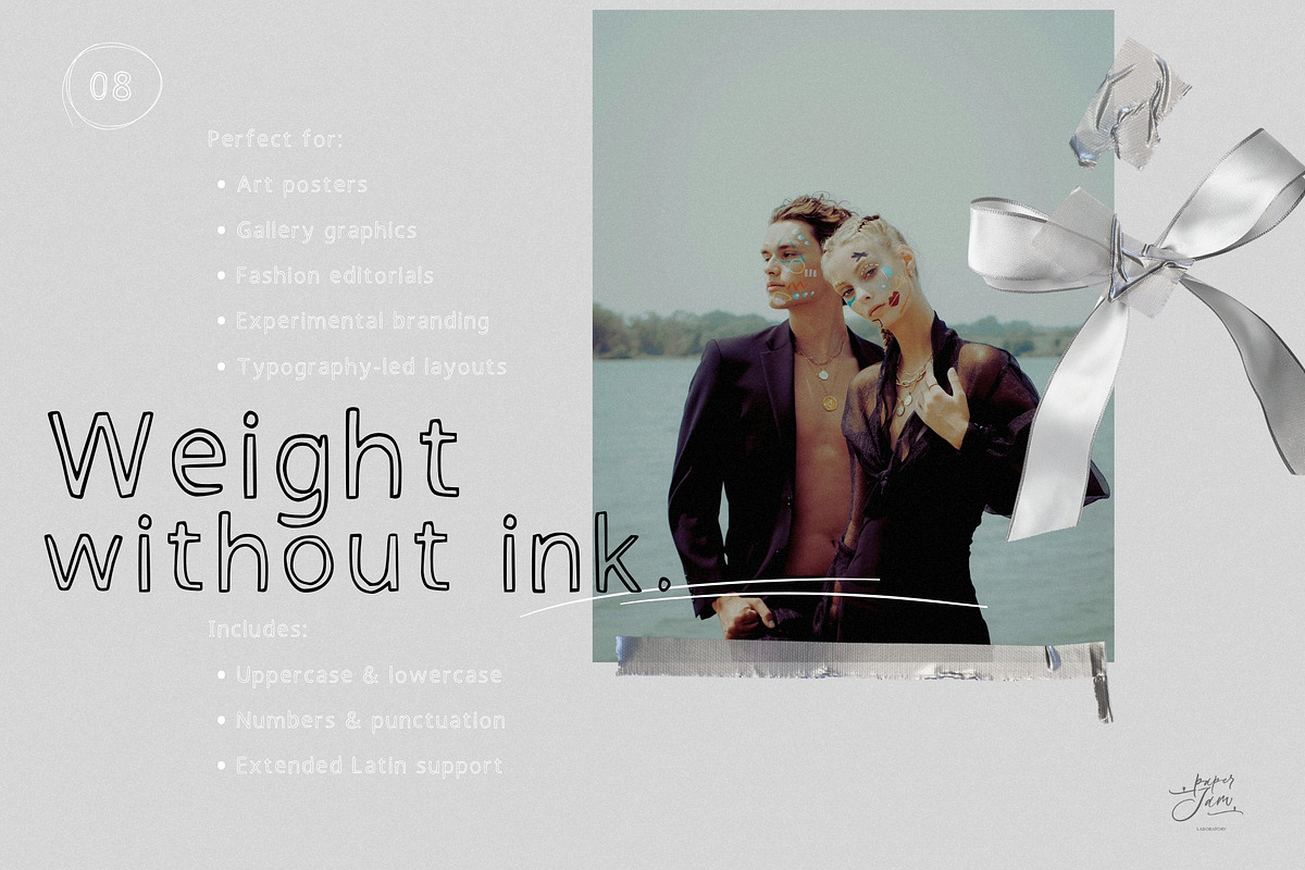 Hollow Drama. Handwritten font, a Handwritten Font by PaperJamLab (Photo 8 of 9)