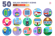 50 Solar Energy Icons, an Icon by Dighital (Thumbnail 1 of 10)