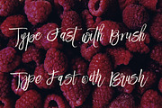 Fresh Brush & SVG Font, a Script Font by Cruzine (Thumbnail 4 of 8)