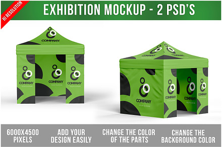 Promotional Tent Mockup PSD, an Advertising Mockup by Bruno's Shop