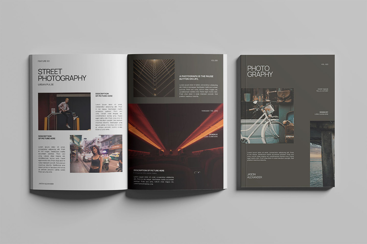 Photography Lookbook Magazine, a Magazine Template by Haps Space (Photo 2 of 8)
