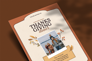 Trino - Thanksgiving Dinner Flyer