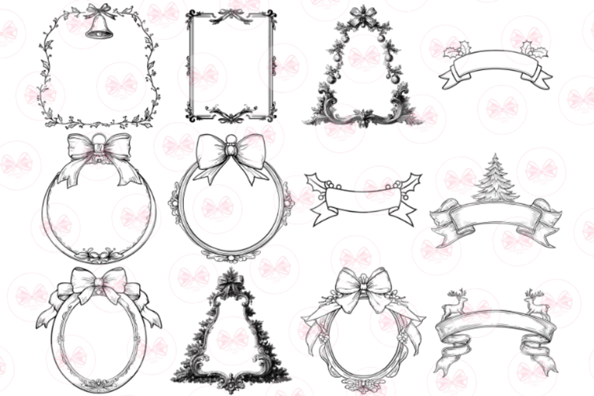 Christmas Labels Clipart, an Illustration by Markicha Art (Photo 4 of 5)