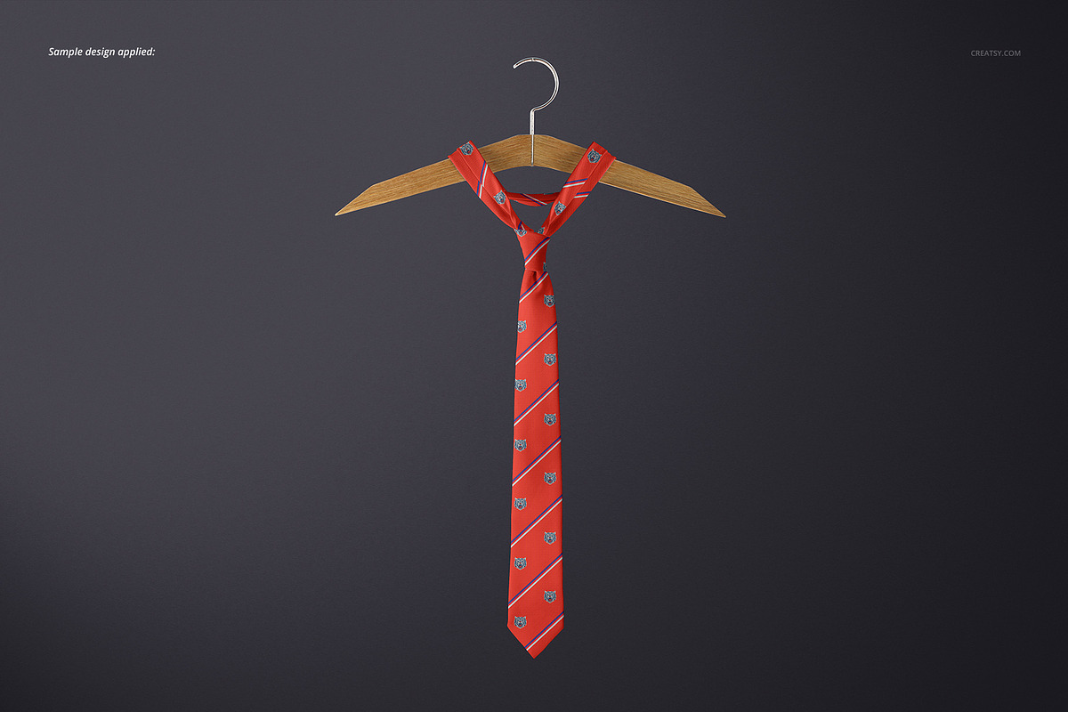 Gentelman Pack v.1: Tie Mockup Set, a Shirt Mockup by creatsy5 (Photo 9 of 15)