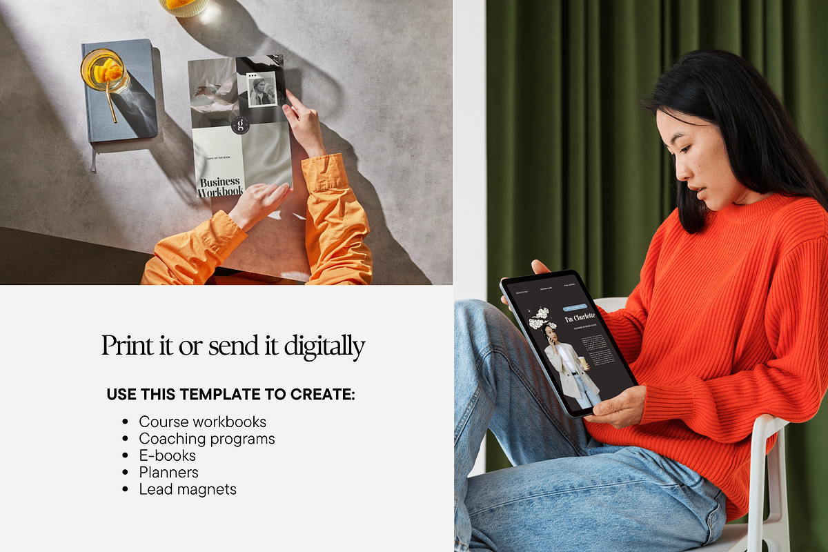 Modern Ebook Workbook Canva Template, a Marketing Template by Anna Design Studio (Photo 9 of 11)