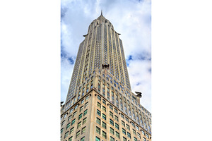 The Chrysler Building, an Art Deco-style skyscraper in Manhattan. Built in 1930, an Architecture Photo by Leonid Andronov