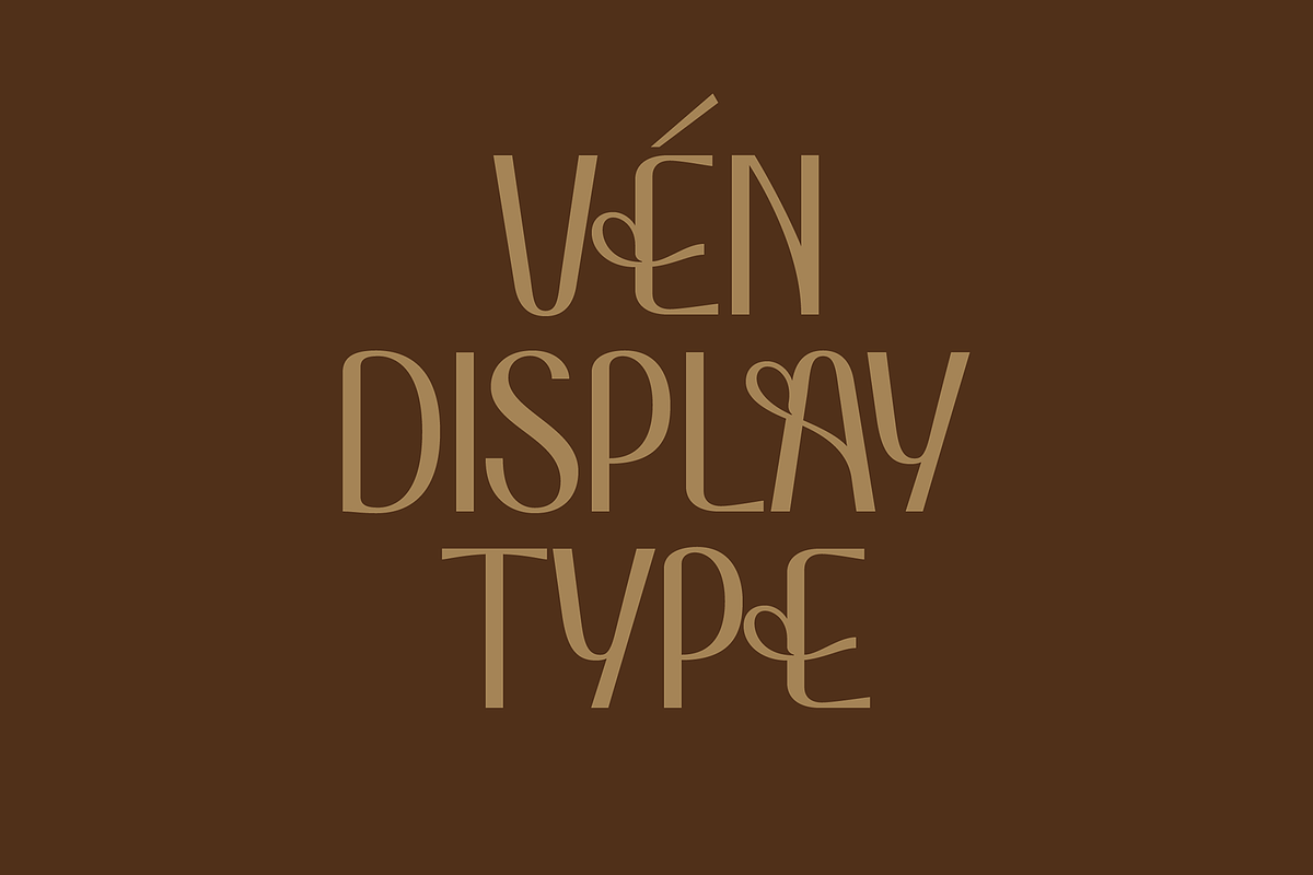 VEN - Display Typeface, a Font by Dat Do (Photo 2 of 25)