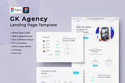 Agency Landing Page Template, a Landing Page Template by design_hut (Thumbnail 1 of 3)