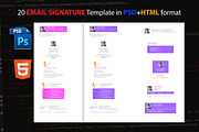 Email signature, an Email Template by pixel_arc (Thumbnail 1 of 5)