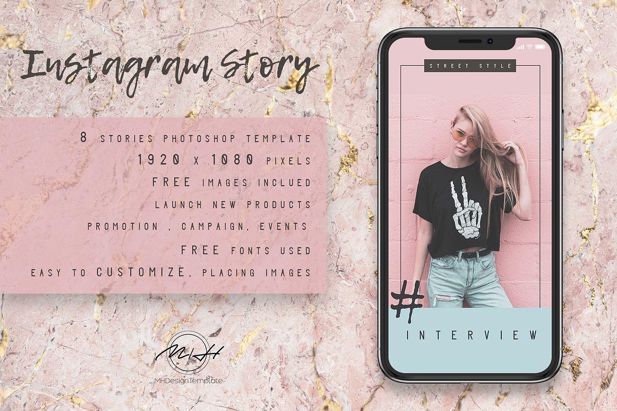 Pastel Instagram Stories Template, a Social Media Template by MH Design Template (Photo 4 of 6)