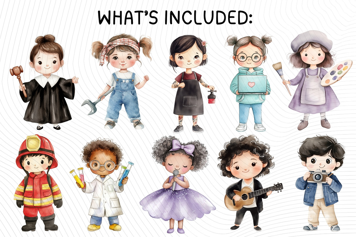 My Dream Jobs Clipart Set, a Person Illustration by PassionPNGcreation (Photo 11 of 12)