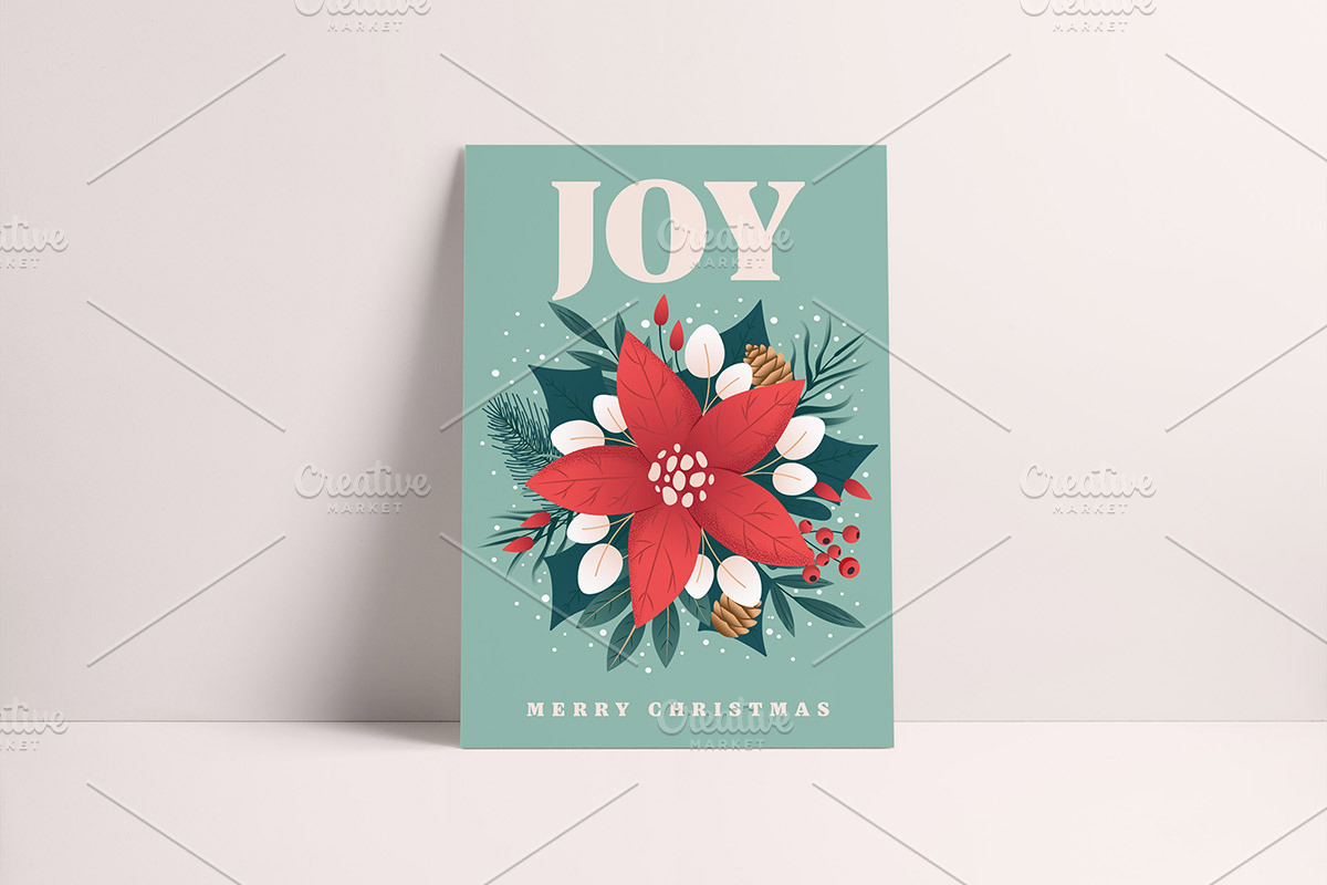 Christmas and Happy New Year cards, a Background Graphic by Creative Graphics (Photo 8 of 8)