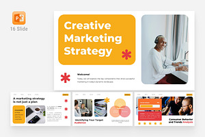Creative Marketing Strategy Template, a Presentation Template by Eklip Studio