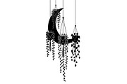 Hanging Moon with Plants Bundle, an Illustration by Designs_River (Thumbnail 16 of 31)