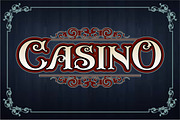 Casino, a Font by Art And Sign Unlimited (Thumbnail 1 of 3)