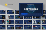Cyber Security Google Slides, a Presentation Template by fluffstudio (Thumbnail 1 of 4)