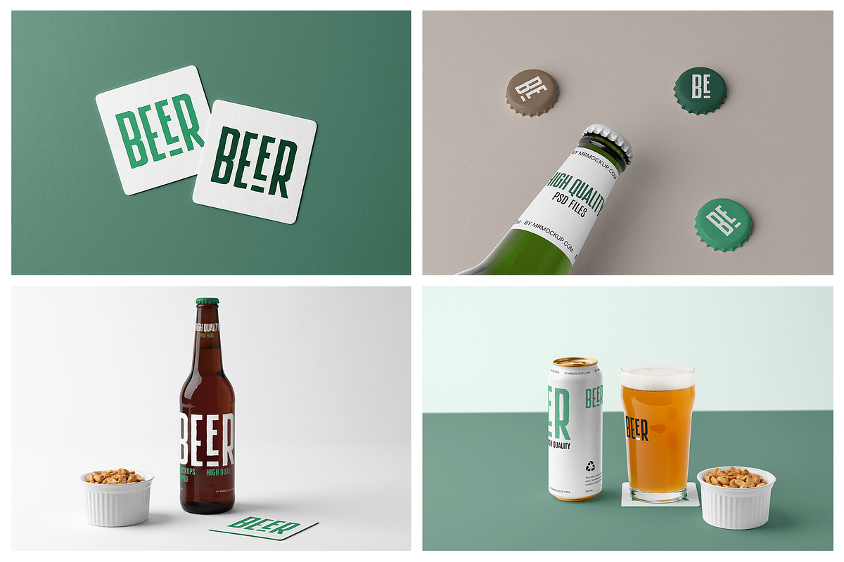Beer Mockups - Bottle and Can, a Packaging Mockup by Mr.Mockup™ (Photo 7 of 10)