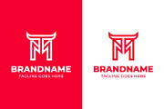 Letters MT or TM Bull Logo, a Branding & Logo Template by Pray Art Design Studio (Thumbnail 2 of 2)