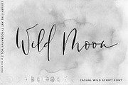 Wild Moon - Casual Script Font, a Script Font by PeachCreme (Thumbnail 1 of 7)