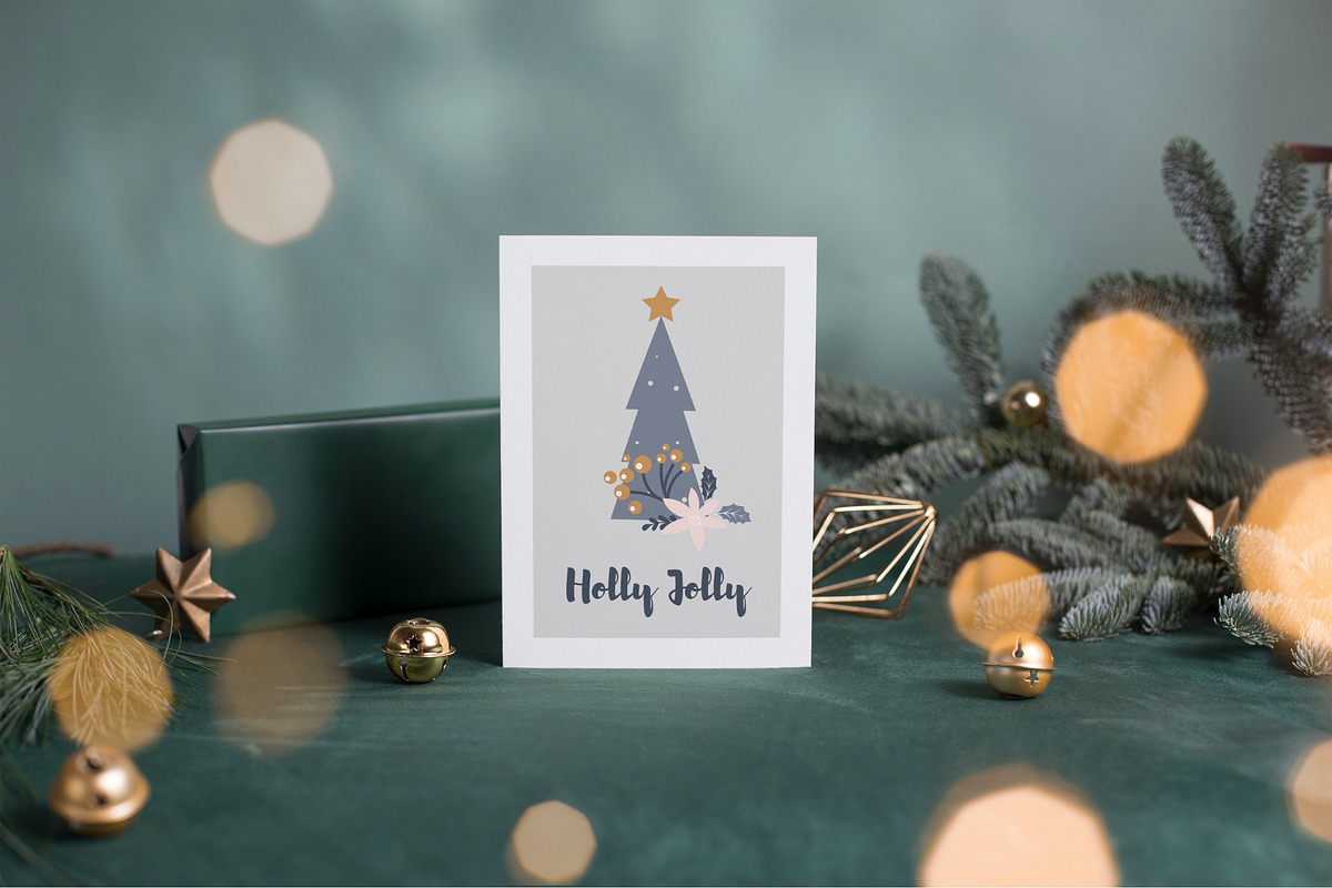 Hand Drawn Christmas Cards Bundle, a Card Template by maaariabouvier (Photo 8 of 19)