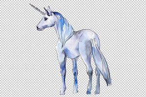 Fabulous Unicorns Horse PNG Set