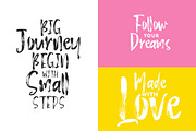 Hello Kindess Brush Font, a Handwritten Font by Lucky Type (Thumbnail 7 of 7)