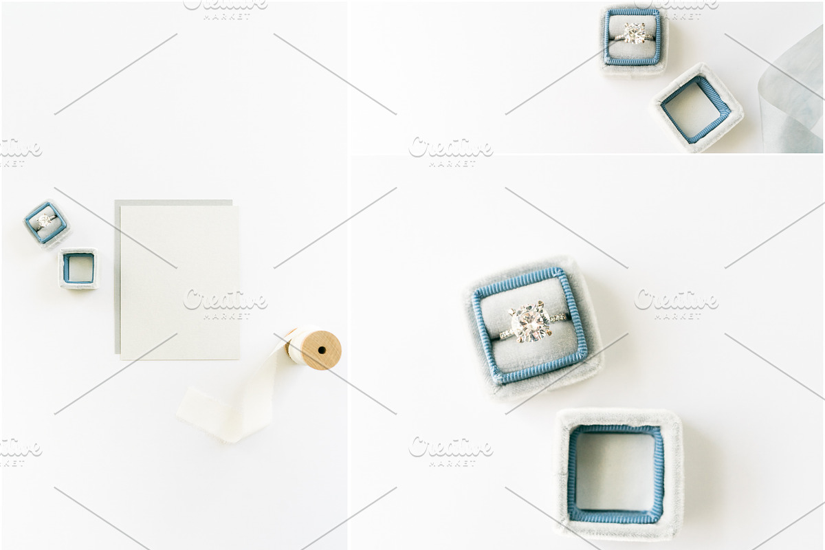 French Blue Wedding Mockup Bundle, a Product Mockup by LaPorte Images (Photo 3 of 7)