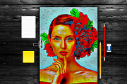 Realistic Painting Effect Action, a Brushes & More by MRI STUDIO (Thumbnail 2 of 9)