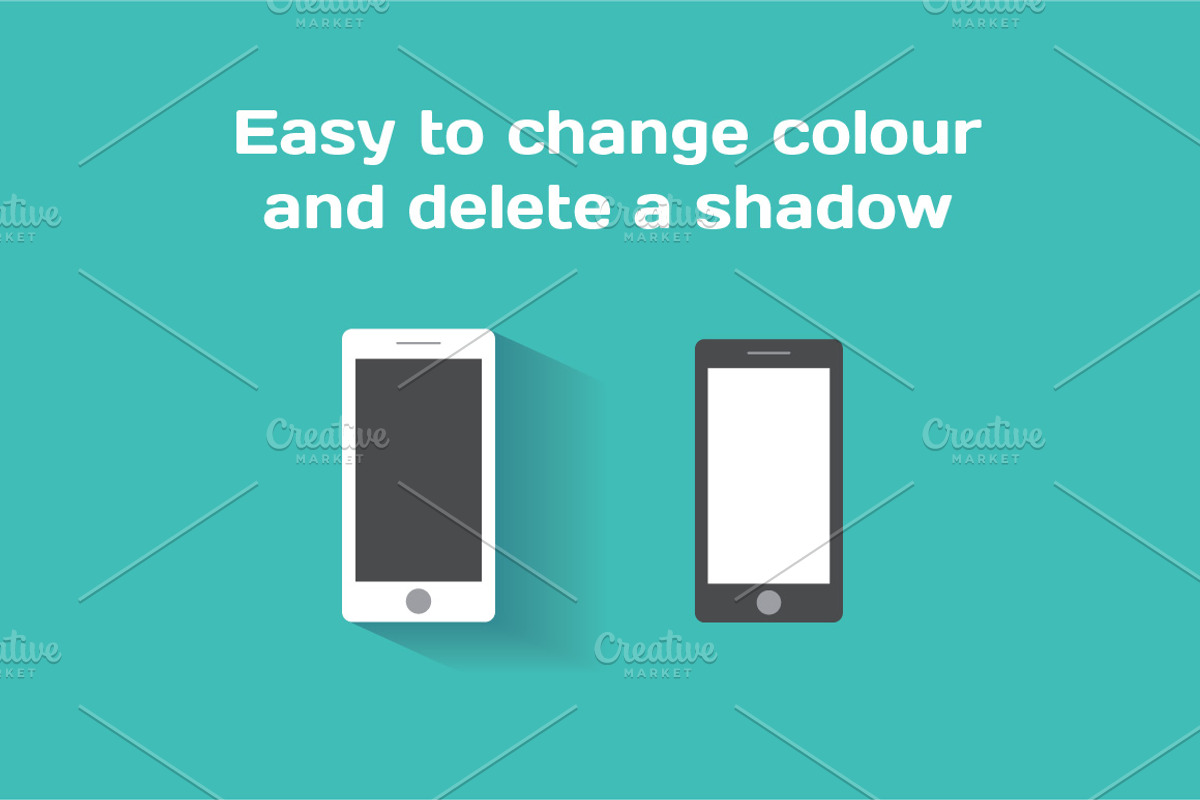 iPhone mockups with hands, an Object Graphic by Olga Proz (Photo 4 of 4)