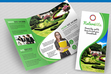 Multifunctional 3-fold Brochures