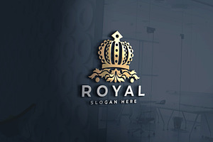 Royal Crown Ornament Logo, a Branding & Logo Template by Design_Planet