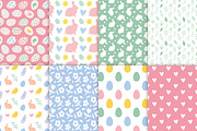 Easter seamless patterns set, a Pattern Graphic by Swetsol (Thumbnail 2 of 7)