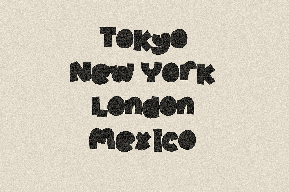 Moira cutout bold handmade font, a Blackletter Font by Ashiya Pixel (Photo 7 of 9)