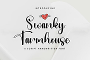 Swanky Farmhouse, a Handwritten Font by FreshTypeINK (Thumbnail 1 of 8)