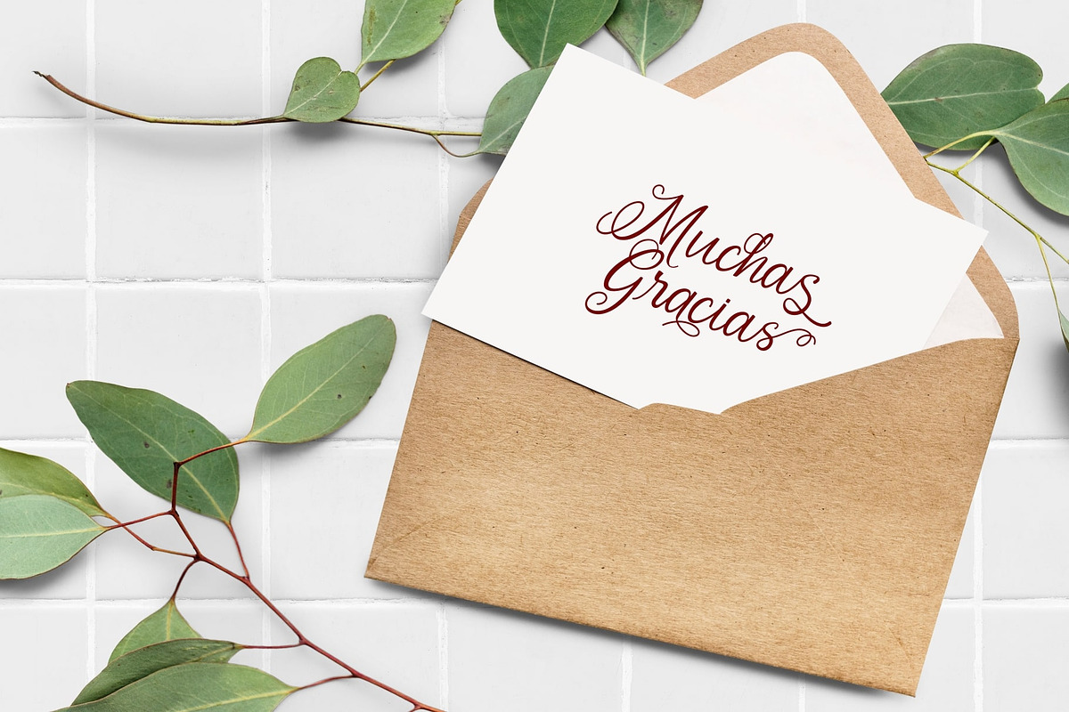 Aromatic Ginger, a Script Font by Java pep (Photo 13 of 14)
