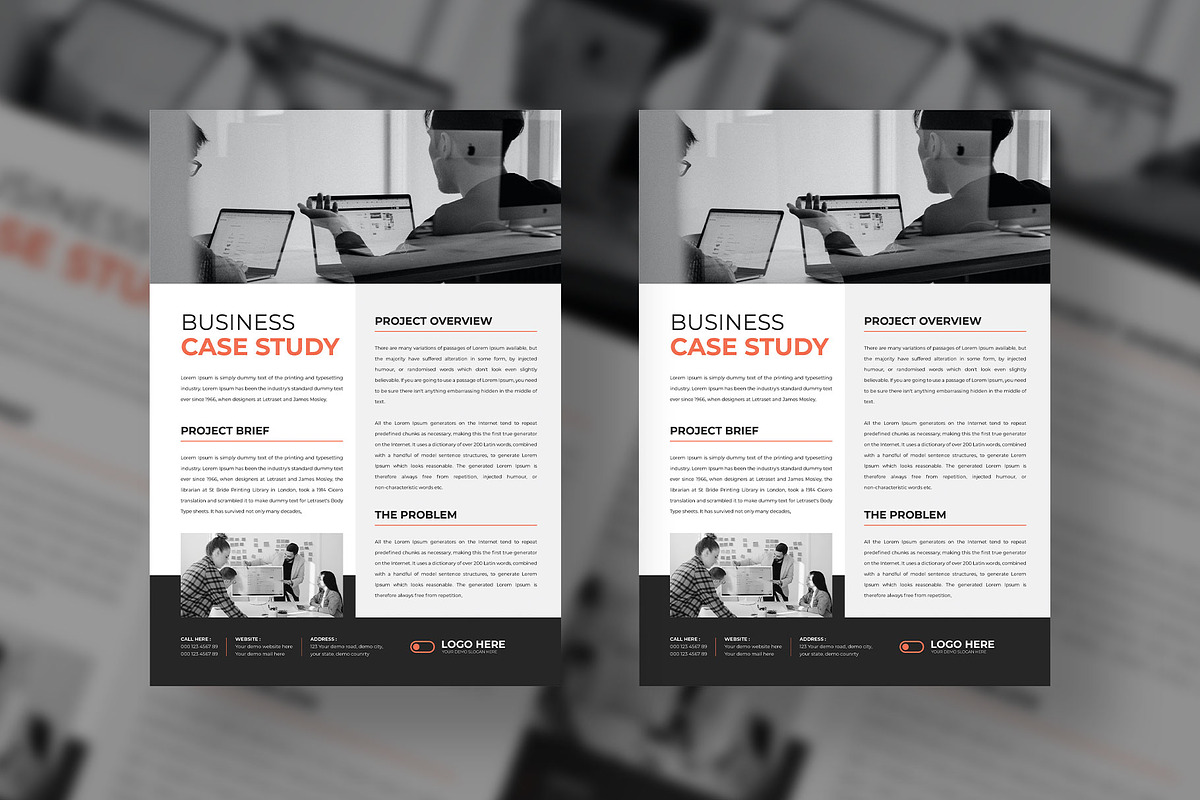 Case Study Flyer Template, a Flyer Template by Tanmoy Topu (Photo 2 of 3)