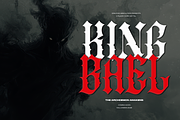Dork Neytal | Black Metal Font, a Blackletter Font by Denustudios (Thumbnail 4 of 12)