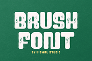 Black Rough - Modern Brush Font, a Sans Serif Font by Viswal Studio (Thumbnail 3 of 7)