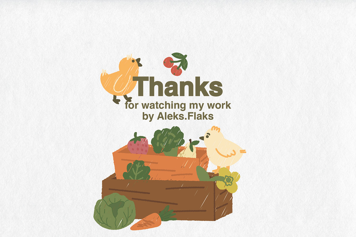 Farm & Garden Friends illustrations, an Object Illustration by Aleks.Flaks (Photo 13 of 13)