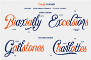 The Crawley (6 font with extras), a Script Font by Angin Studio (Thumbnail 5 of 12)