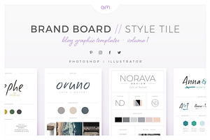 Brand Boards / Style Tiles VOL 1