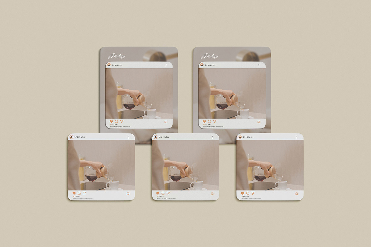 Social Media Mockup, a Social Media Template by Pexelcorner (Photo 2 of 5)