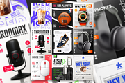 Social Media Templates (Psd+Canva), a Social Media Template by Nina Shaw (Thumbnail 2 of 11)