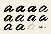 Procreate Lettering Brushes, a Brush Add-On by Nurmiftah (Thumbnail 3 of 6)